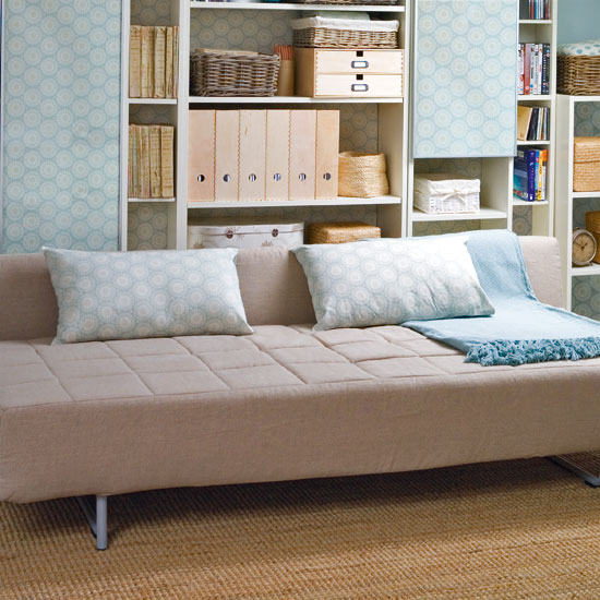 Invest in a sofabed Invest in a sofabed | Makeover your attic room in 5 steps | Attic living room storage | Storage design ideas | Image | Housetohome