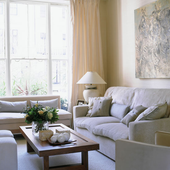 Neutral living room Neutral living room | Contemporary London home | Homes & Gardens house tour | PHOTO GALLERY | Housetohome