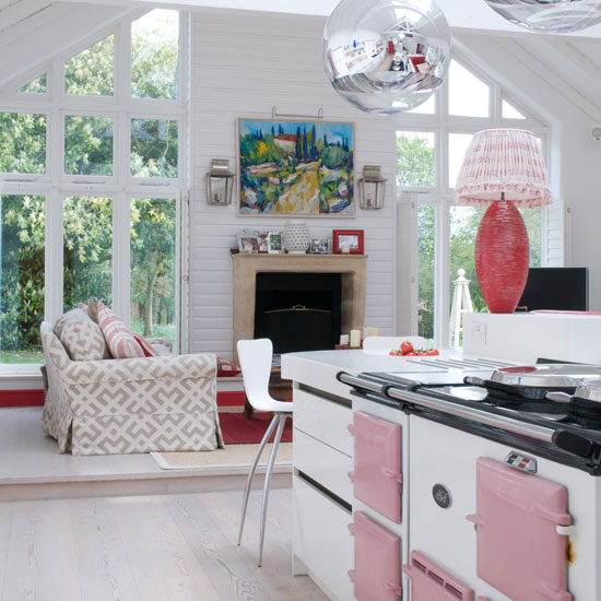 Open plan kitchen extension with sitting area Open plan kitchen extension with sitting area | open plan kitchen | kitchen design | PHOTO GALLERY | Housetohome.co.uk