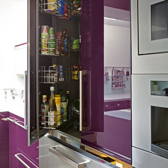Kitchen cupboards Kitchen cupboards | Modern purple kitchen | Kitchen tour | PHOTO GALLERY | Housetohome