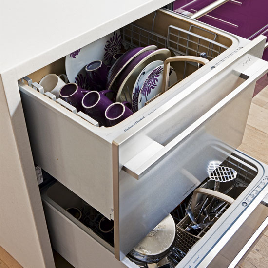 Kitchen dishwasher Kitchen dishwasher | Modern purple kitchen | Kitchen tour | PHOTO GALLERY | Housetohome