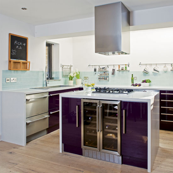 Purple kitchen Purple kitchen | Modern purple kitchen | Kitchen tour | PHOTO GALLERY | Housetohome