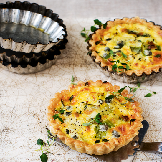 These warm tasty tartlets make the perfect starter 