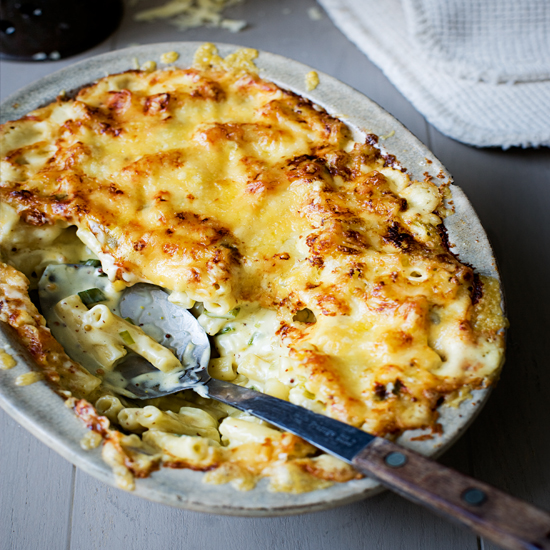 The delicious artisan cheese in this winter dish makes it extra creamy and rich 