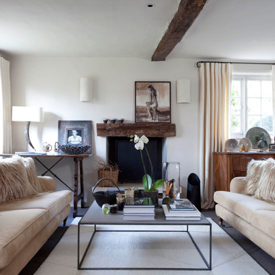 Modern country living room | 10 cosy living room ideas | Living room ideas | PHOTO GALLERY | 25 Beautiful Homes | Housetohome