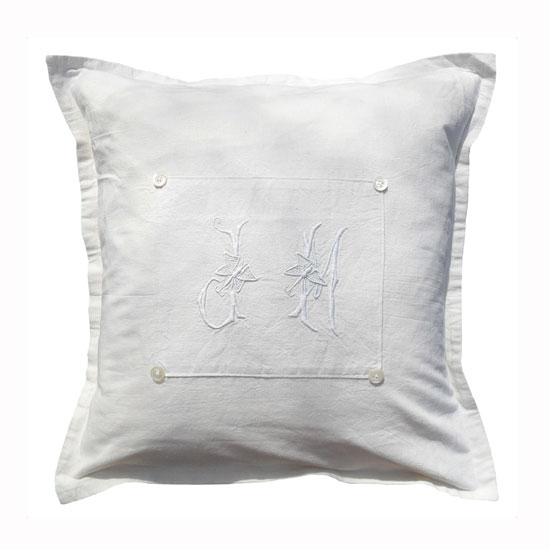 French linen cushion from Sacha Smith French linen cushion from Sacha Smith | Bedroom idea | Floral country buys | Country Homes & Interiors | Shopping