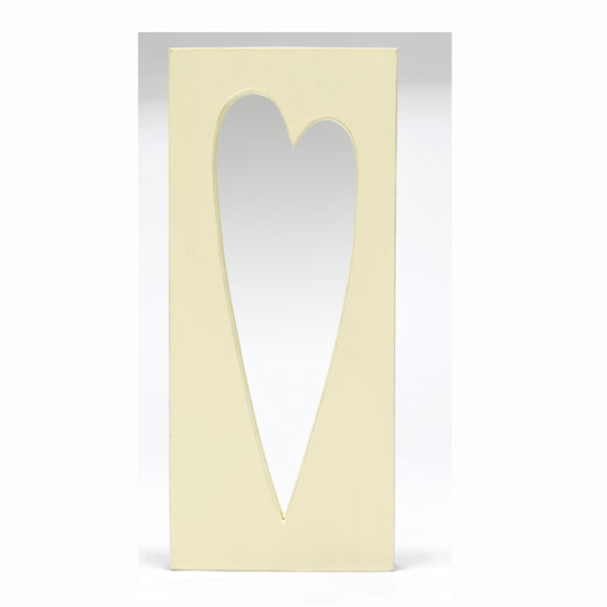 Heart mirror from Velvet | Bedroom idea | Floral country buys | Country Homes & Interiors | Shopping