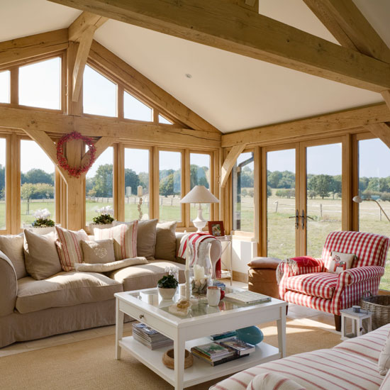 Living room | Rustic new-build house | Country Homes & Interiors house tour | PHOTO GALLERY | housetohome