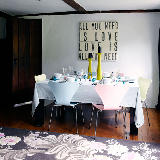 Dining room Dining room | Step inside a contemporary period farmhouse in Essex | Country Homes & Interiors house tour | PHOTO GALLERY | housetohome