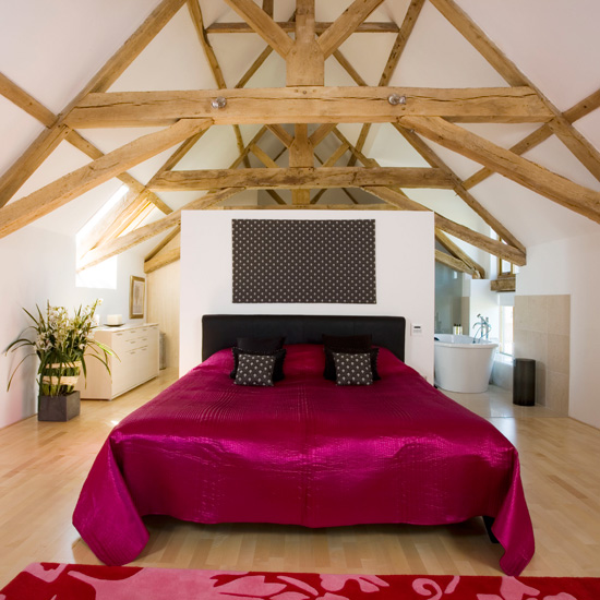 Rich accent colour | glamorous bedroom ideas | bedroom decorating ideas | housetohome