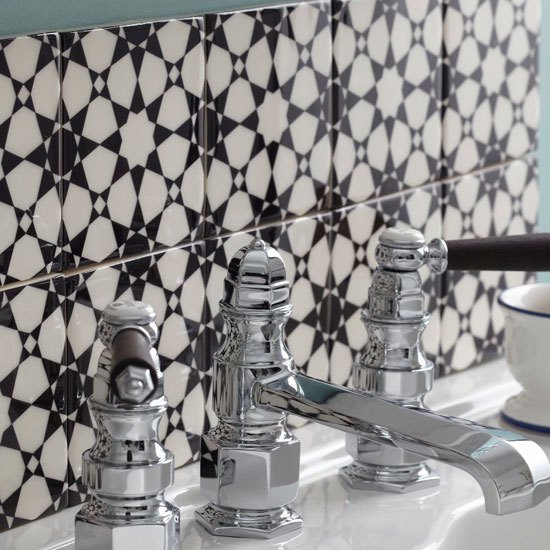 Monochrome tiles for an Edwardian look Monochrome tiles for an Edwardian look | Celia Rufey answers your bathroom design questions | Bathroom Advice | PHOTO GALLERY | Homes and Gardens | Housetohome