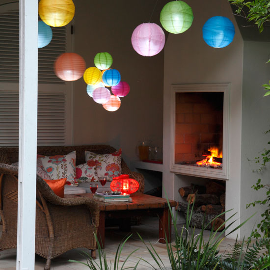 Conservatory paper lanterns