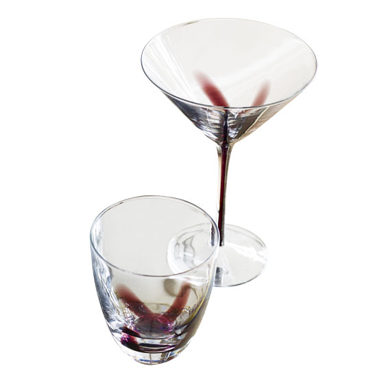 Black Lotus cocktail glass and tumbler from Debenhams | Soft and ...