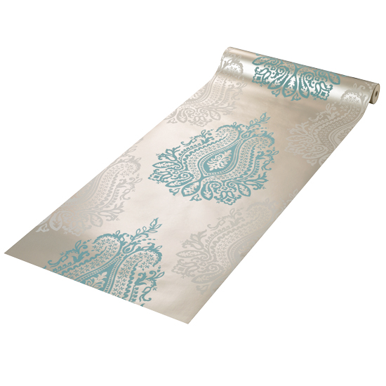Kamini Adriatic wallpaper from Villa Nova Kamini Adriatic wallpaper from Villa Nova | Paisley wallpapers - 10 of the best | paisley wallpaper | patterned wallpaper | Decorating ideas | Ideal Home | Housetohome