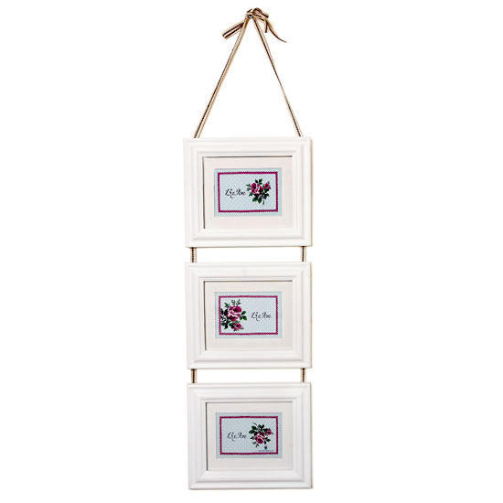 Triple hanging frames from Velvet Store | Guest bedroom | bedroom design | bedroom accessories | 25 Beautiful Homes | Shopping