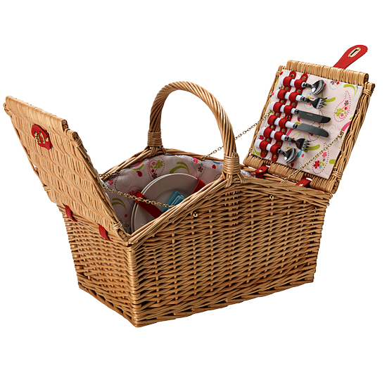 Wicker picnic set from The Travelling Souk | Summer buys - 10 of the best | Photo gallery | Housetohome.co.uk