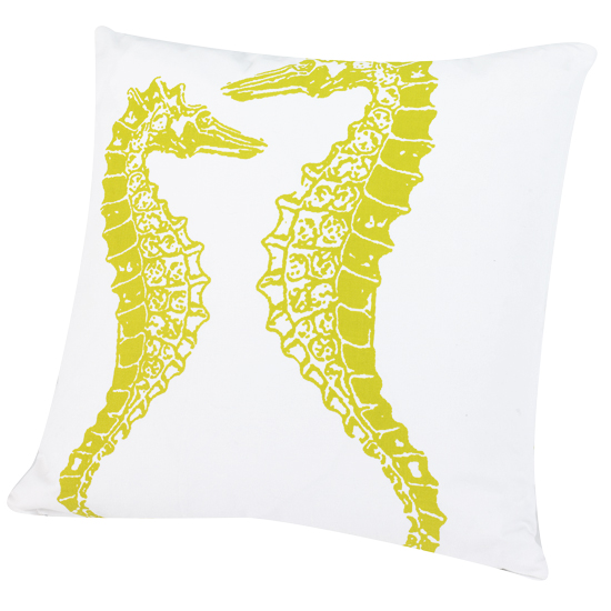 Sea horse cushion from Dwell Sea horse cushion from Dwell | Decorative cushions - 25 Beautiful Homes' top 5
