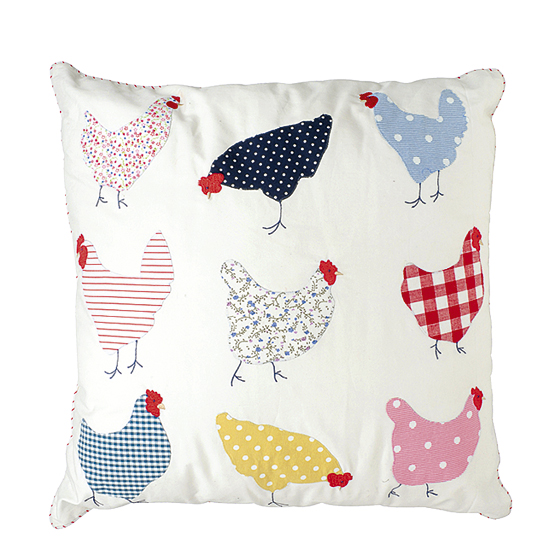 Applique chicken cushion from Bhs | Decorative cushions - 25 Beautiful Homes' top 5