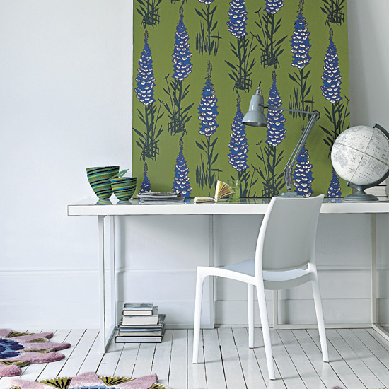 Add wallpapered panels Add wallpapered panels | How to decorate a rented property | easy decorating ideas | PHOTO GALLERY | housetohome