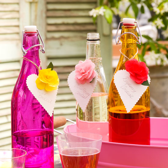 Beautiful bottles | how to create a garden retreat | garden design ideas | housetohome