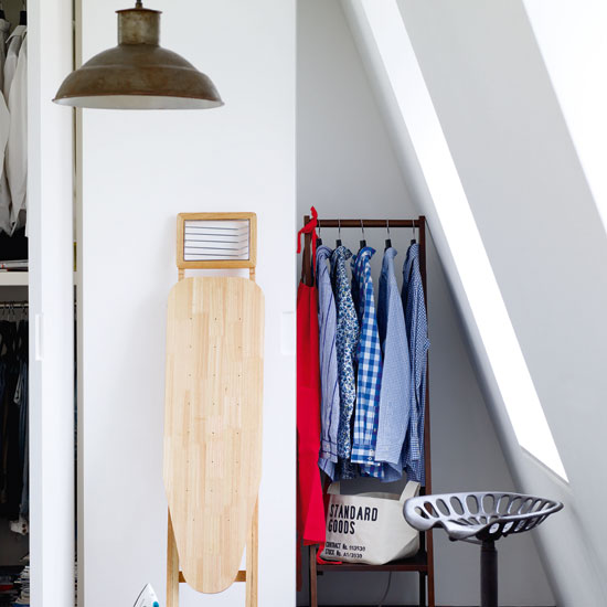Alcove laundry space
