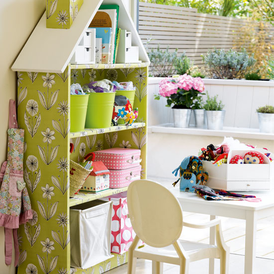 Transform a bookcase into a dolls house | 10 best kids' playroom storage ideas | childrens room ideas | design inspiration | housetohome