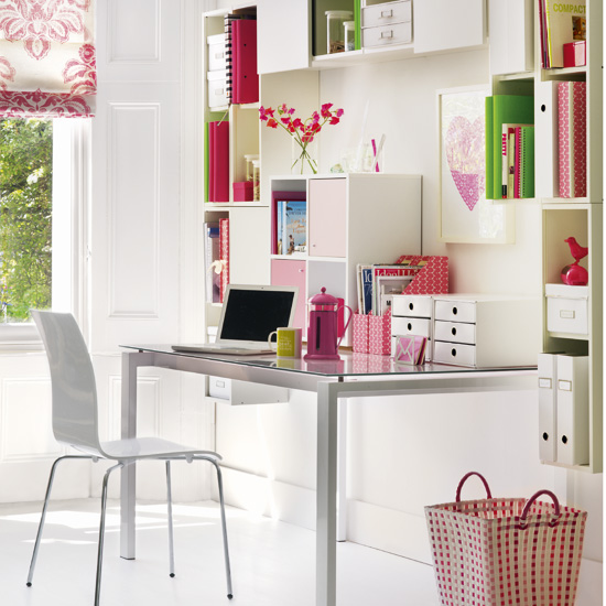 Set up a bright modern studio Set up a bright modern studio | 5 clever ideas for home offices | home office ideas | decorating inspiration | housetohome