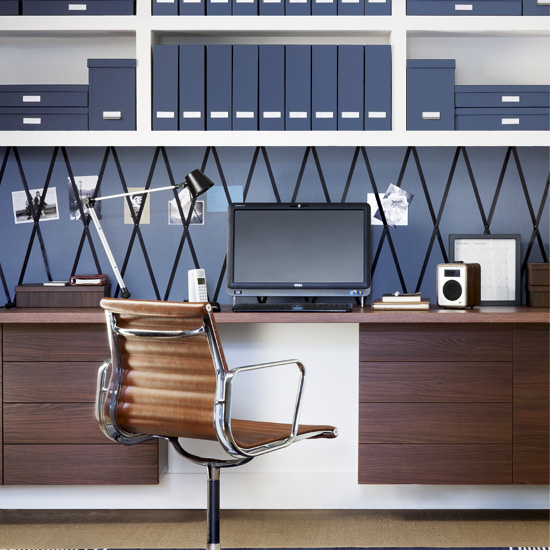 Streamline a smart den Streamline a smart den | 5 clever ideas for home offices | home office ideas | decorating inspiration | housetohome