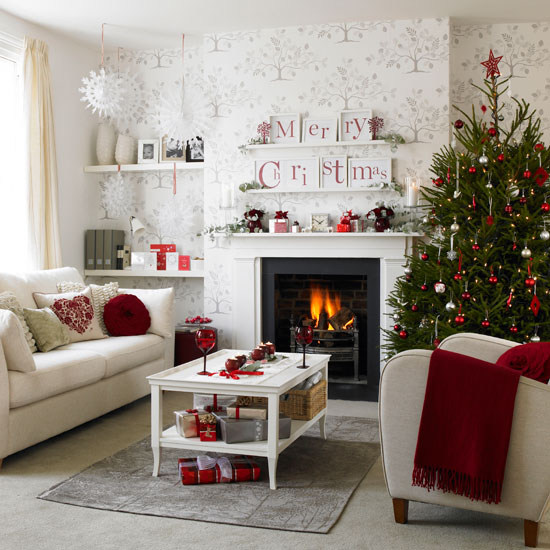 Enchanted forest living room | Christmas living room decorating ideas | PHOTO GALLERY | Ideal Home | Housetohome
