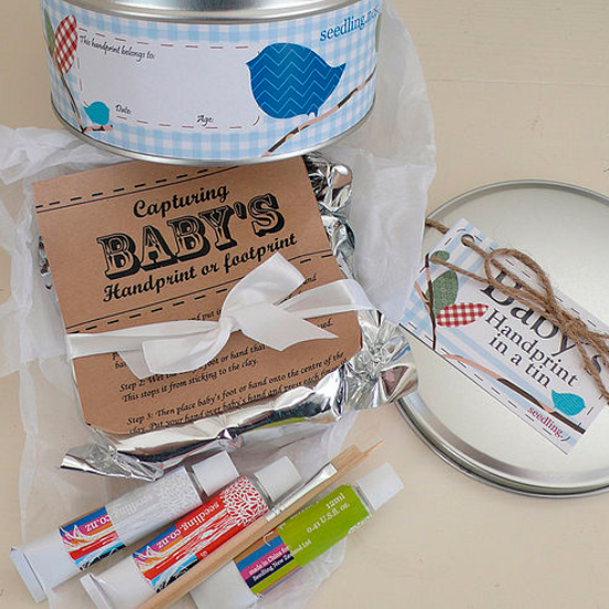 Baby Hand or Footprint Tin from Notonthehighset.com | Christmas gifts for babies | Baby gifts | Christmas gift ideas | PHOTO GALLERY | Housetohome.co.uk