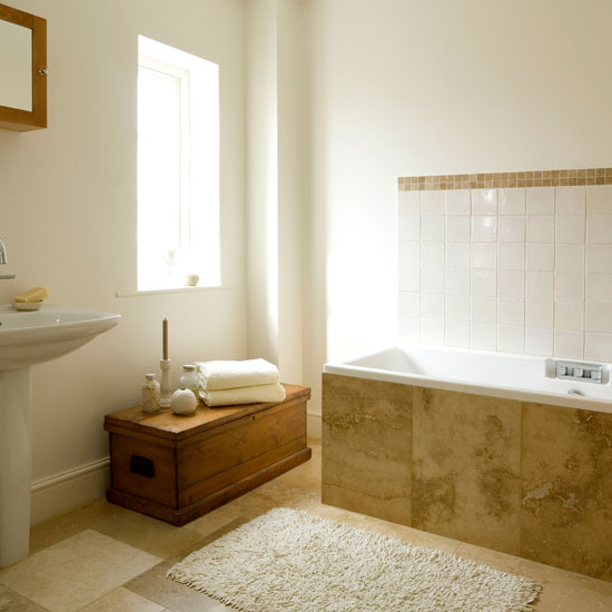 Bathroom | Step inside a new-build home dressed for Christmas | House tour | Christmas decorating ideas | PHOTO GALLERY | Ideal Home | Housetohome