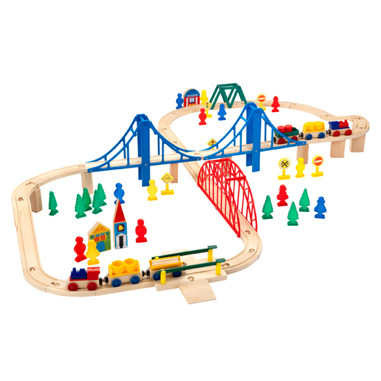 Wooden Train Set from Sainsbury’s Christmas gifts for little boys