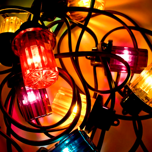 Multi Coloured Lantern Set from ChristmasTimeUK | Outdoor Christmas lighting | Christmas lighting | Lighting | PHOTO GALLERY | Housetohome.co.uk
