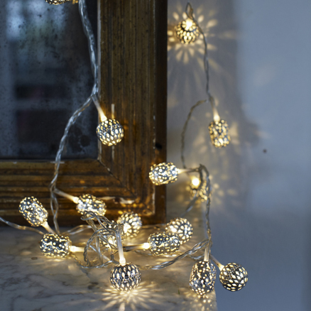 Maroq Light Garland from Cox & Cox | Indoor Christmas lighting | Christmas lighting | Lighting | PHOTO GALLERY | Housetohome.co.uk