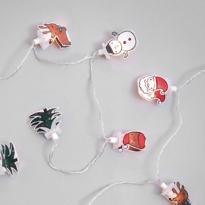 Krafty Christmas LED lights from Paperchase | Indoor Christmas lighting | Christmas lighting | Lighting | PHOTO GALLERY | Housetohome.co.uk