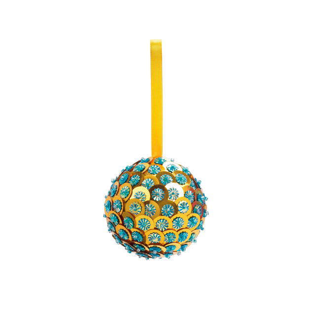 Multi sequin baubles from Paperchase | Christmas baubles | Christmas baubles 2011 | Christmas tree decorations | Christmas decorations | PHOTO GALLERY | Housetohome.co.uk