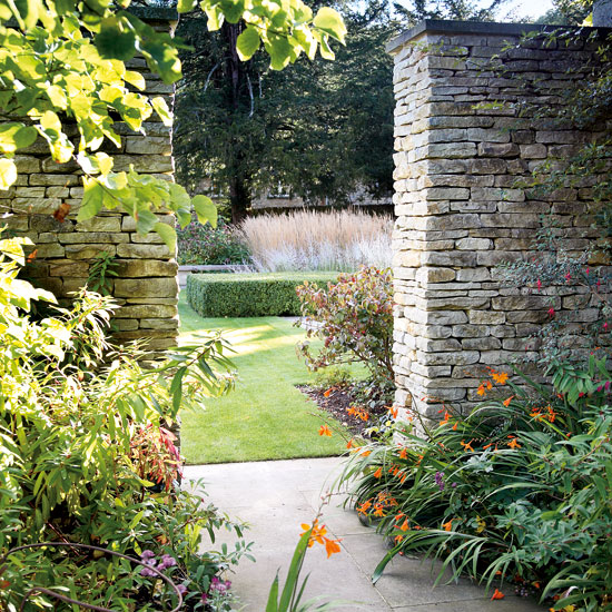 Traditional stone garden