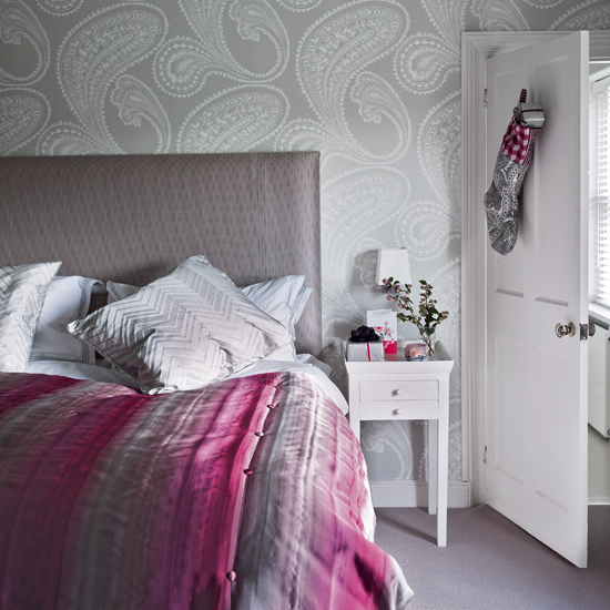Master bedroom Master bedroom | Step inside a Georgian farmhouse dressed for Christmas | House tour | Christmas decorating ideas | PHOTO GALLERY | Livingetc | Housetohome.co.uk
