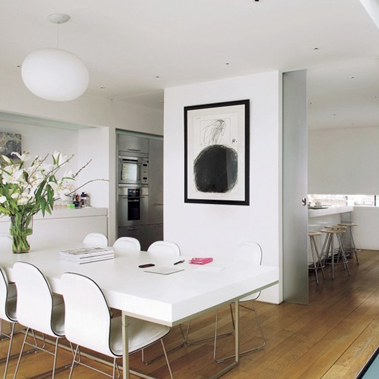 White kitchen diner | Kitchen-diner ideas | Kitchens | PHOTO GALLERY | Livingetc