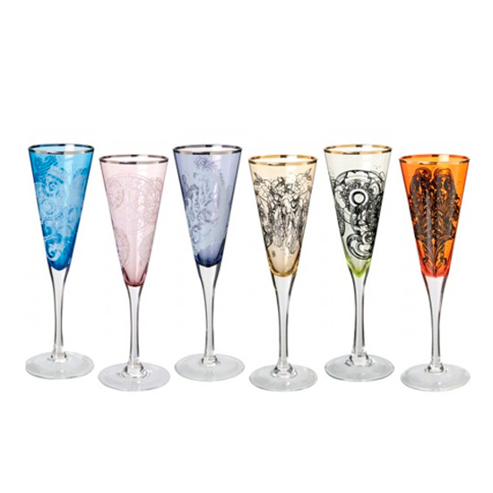 Dartington Crystal Champagne glasses | Champagne glasses - 10 of the best | Glassware | PHOTO GALLERY | Beautiful Kitchens
