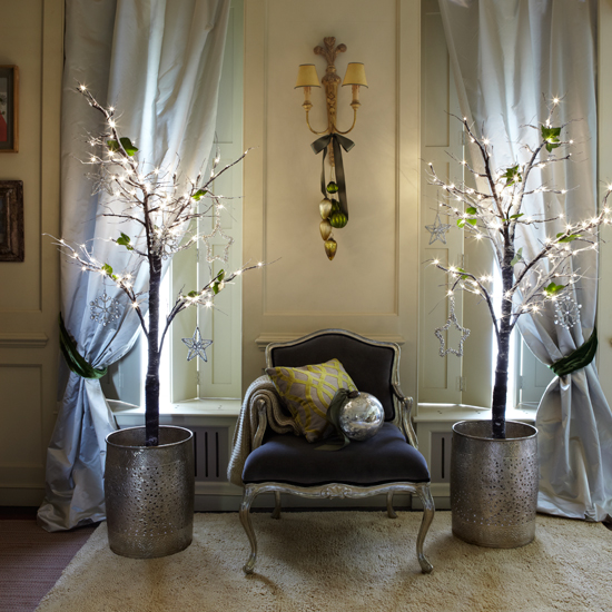 Add Christmas lighting decorations Add Christmas lighting decorations | Christmas light decorating ideas | Christmas lights | Christmas decorating ideas | Homes & Gardens | Housetohome.co.uk
