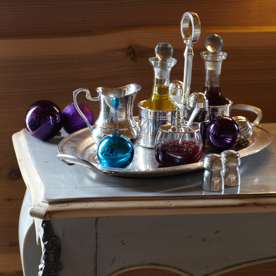 Condiment sets | Country-style Christmas table ideas | Christmas table settings | Country Homes & Interiors