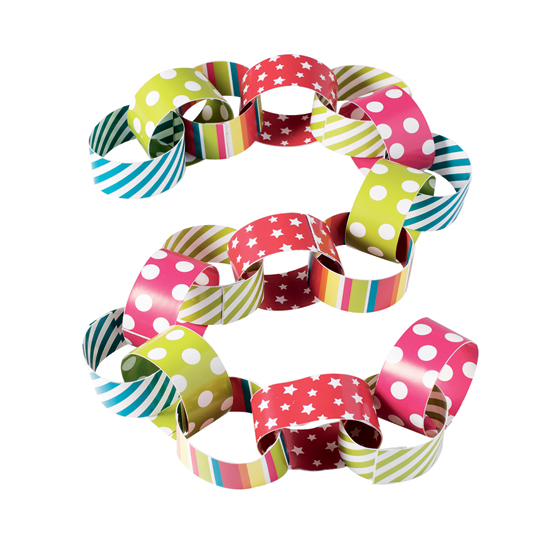Paperchain from M&S | Jewel-coloured Christmas buys | Christmas decorating ideas | Christmas 2011 | Christmas ideas | 25 Beautiful Homes | PHOTO GALLERY | Housetohome.co.uk