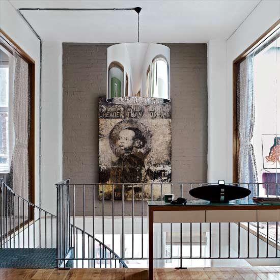 Stairwell | Take a tour around an open-plan warehouse conversion | Reader home | PHOTO GALLERY | Livingetc