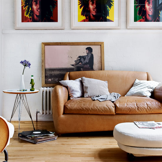 Neutral living room with artwork | Living room ideas | Living room decorating ideas | Livingetc | IMAGE | Housetohome.co.uk