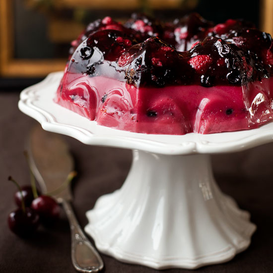 This grown-up port and wine jelly makes a magnificent alternative to Christmas pudding