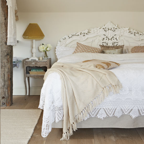 Neutral French-style bedroom
