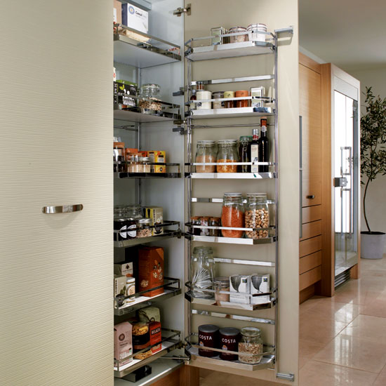 Pull-out larder from Metris | Kitchen storage - 10 of the best | Kitchen planning | PHOTO GALLERY | Beautiful Kitchens