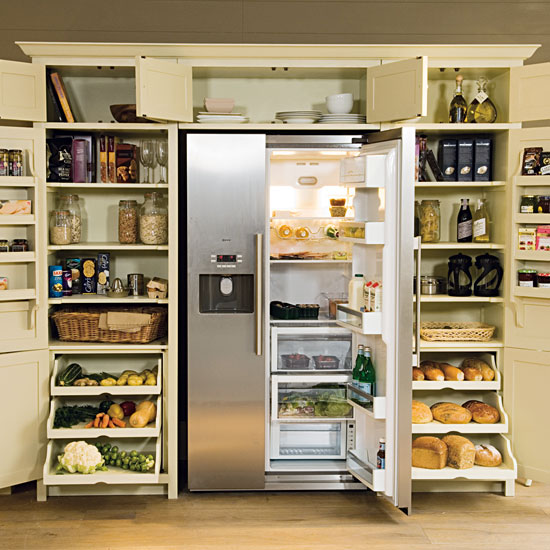 Larder with fridge-freezer from Neptune | Kitchen storage - 10 of the best | Kitchen planning | PHOTO GALLERY | Beautiful Kitchens