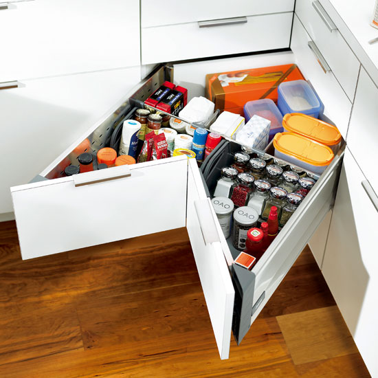 Space corner from Blum | Kitchen storage - 10 of the best | Kitchen planning | PHOTO GALLERY | Beautiful Kitchens